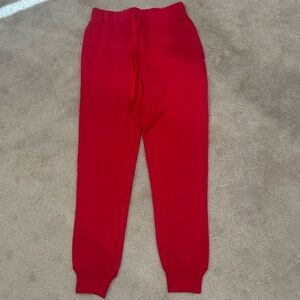 PINK Victoria's Secret Women's Red Relaxed fit Jogger Pants NWT XS